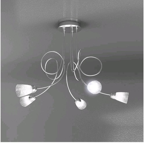 Lampadario soffitto metallo - lampadario,