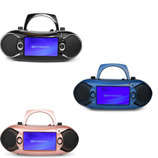 Boombox portatile DVD Bluetooth Emerson 7" con radio AM/FM e altoparlanti stereo