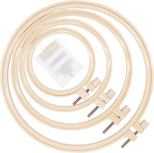 4 Cerchi Rotondi Da Ricamo in