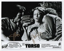 Sergio Martino Giantito Burchiellaro Torso Autograph Rare Cinema Signed Photo 