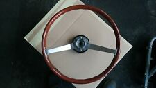 Volante legno RESTAURATO + mozzo Lancia Fulvia coupè o HF 1 serie Zagato Flavia