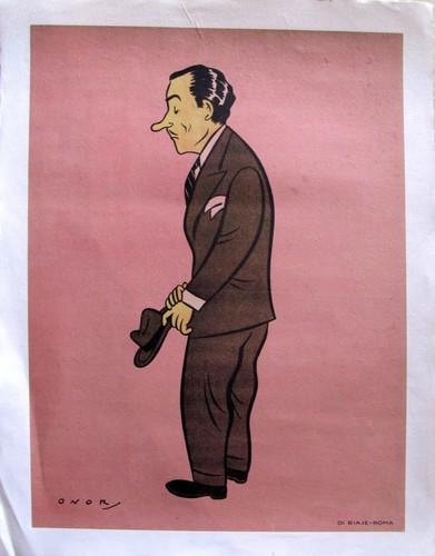 Poster telato caricatura