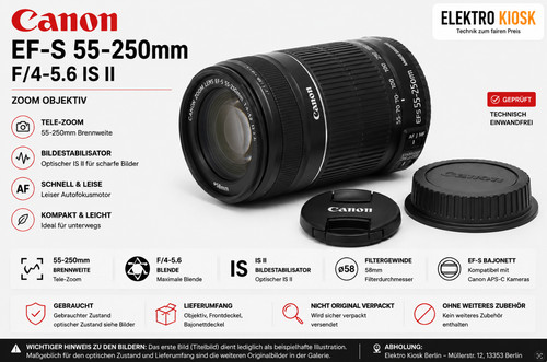Canon obiettivo zoom ef - zoom, /