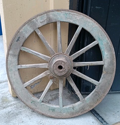Ruote legno per carro - in,