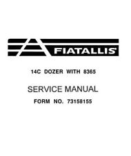 Repair Manual For FiatAllis 14C Crawler Dozer (With 8365 Engine Delivered Today