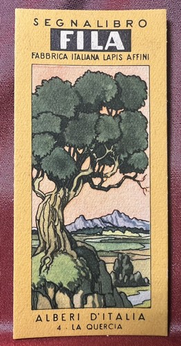 Segnalibro fila alberi d - , d’