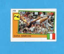 SUPERSPORT 1986-PANINI 86-Figurina n.17- SIMEONI -ITALIA -ATLETICA-Recuperata