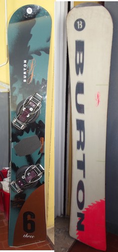 Vintage snowboard burton 6 - burton, pj