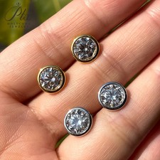 Orecchini donna tondi argento