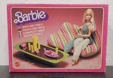 BARBIE Sofa And Table Mattel 1977