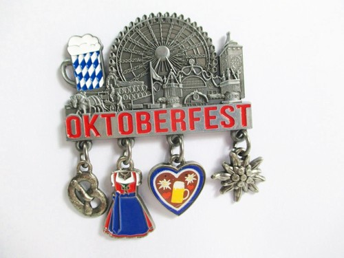 Oktoberfest magnete metallo