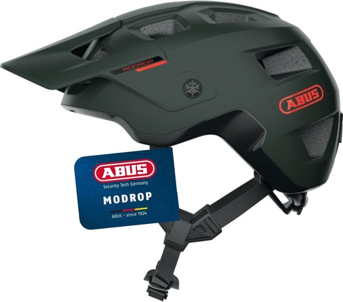 Casco abus mtb modrop verde - mtb,