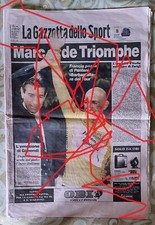 GAZZETTA DELLO SPORT   DEL 03 AGOSTO 1998   PANTANI VINCE IL TOUR DE FRANCE