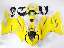 Kit Carena Stampo Iniezione ABS Giallo Argento per Panigale 1199/899 2012-2014