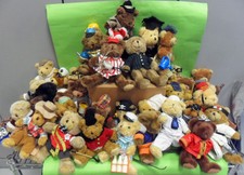 TEDDY BEAR COLLECTION. ORSETTI PELUCHE. VARI PERSONAGGI. LEGGI BENE 
