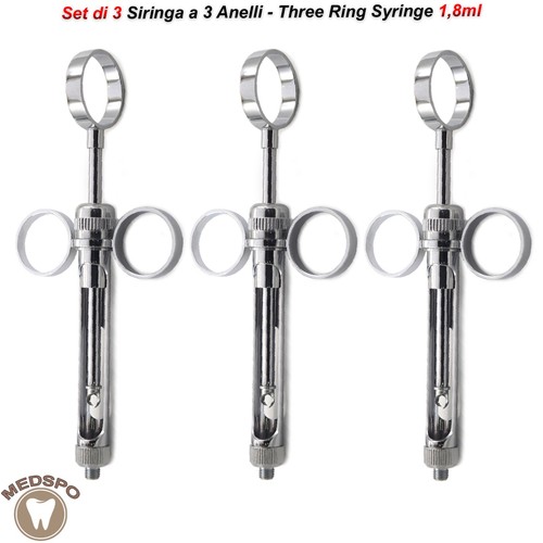 3pz siringa per anestesia - 3pz,