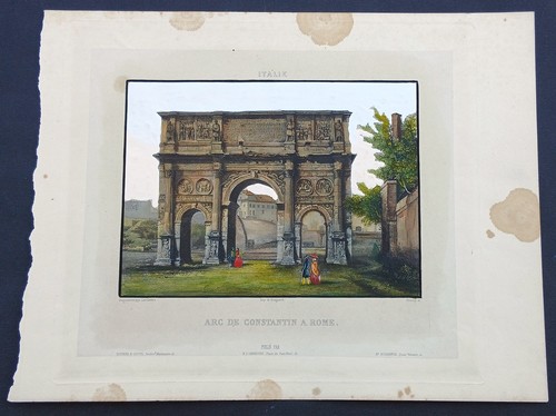 Stampa antica arco - , di