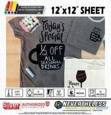 SISER BlackBoard HTV 12X12" -