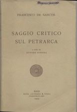 SAGGIO CRITICO SUL PETRARCA di