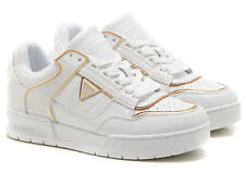 GUESS FLFCLE ELE12 CLELIA SNEAKERS SCARPE SPORTIVE DONNA LACCI STRINGHE WHITE