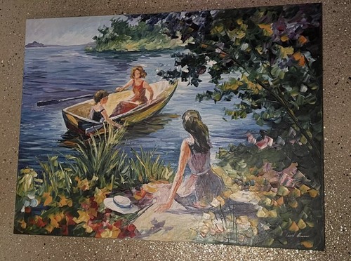 Leonid afremov sul lago - leonid,