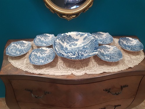 Set macedonia blu vintage - set,