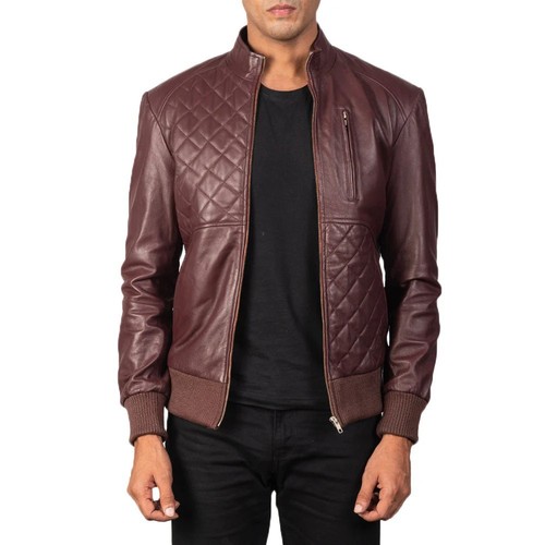 Giubbotto bomber uomo pelle - giubbotto,