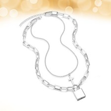  1PC Collana con croce stile