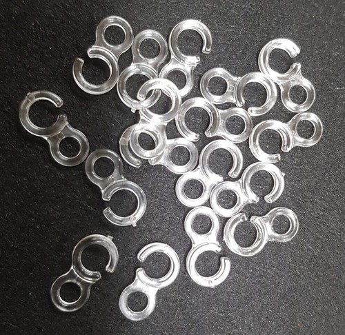 30pz ganci trasparenti - 30pz,