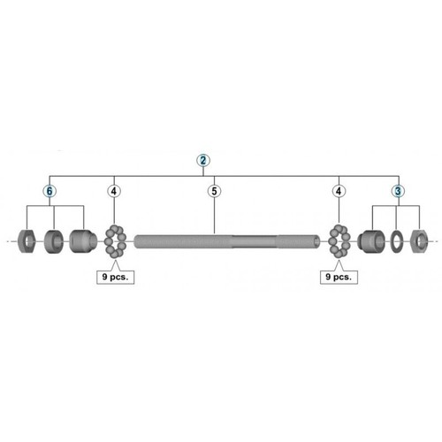 Shimano asse completo - asse,