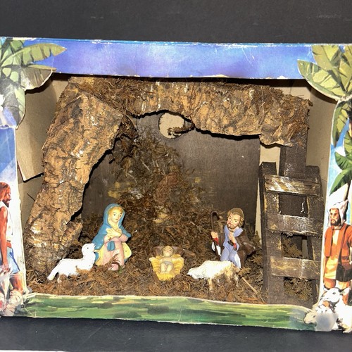 Presepe vintage scatola - presepe,