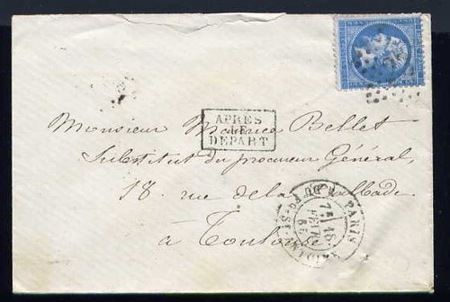 Rare lettre paris pour - de,