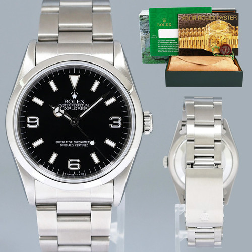 1995 mint rolex 14270 - 1995, tritium