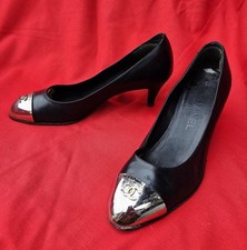 Chanel tacco nero decolte - , logo