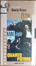 Vhs Film Quarto Potere Orson Welles Joseph Collen Dorothy Comengore SIGILLATA