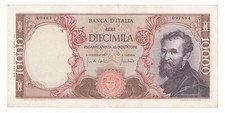 10000 LIRE MICHELANGELO DECR