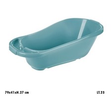 Vasca Vaschetta Bagnetto Baby Bambini Delfino Ovale  23 LT Cm 79X41X27 H
