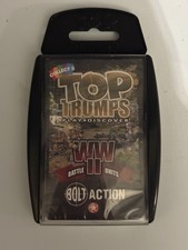 WWII BATTLE UNIT BOLT ACTION TOP TRUMPS - Mai aperto