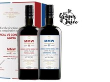 VELIER MMW MONYMUSK 11 Y.O. RUM TROPICAL VS CONTINENTAL COMPARATIVE TASTING