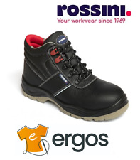 Rossini HARVEY Scarpe ANTINFORTUNISTICA Alta in Pelle Puntale Acciaio PPRC160