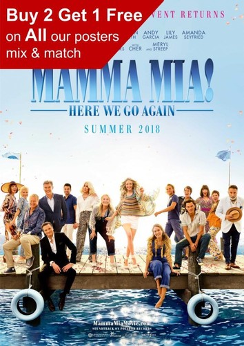 Locandina film mamma mia - mamma, here