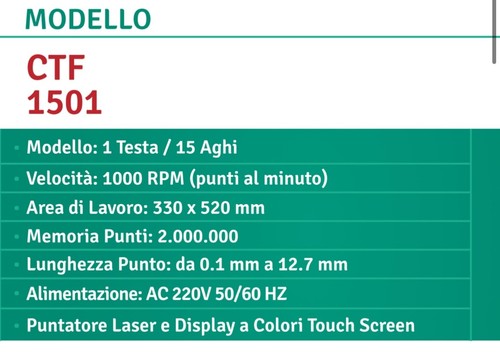 Macchina ricamo monotesta - da,