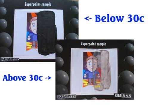 Vernice termocromatica nera - vernice,