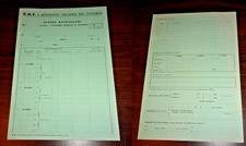 Scheda matricolare P.N.F