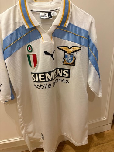 Lazio match worn 2000 2001 - lazio,