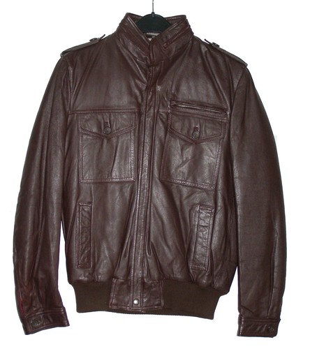 Giacca pelle uomo colore - pelle,