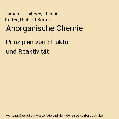 Anorganische chemie - anorganische,
