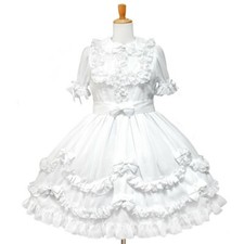 Costume cosplay bianco lolita - costume,