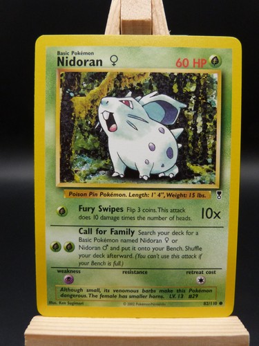 Pokemon common card nidoran - card,