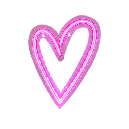 Insegna luminosa led - a, "love